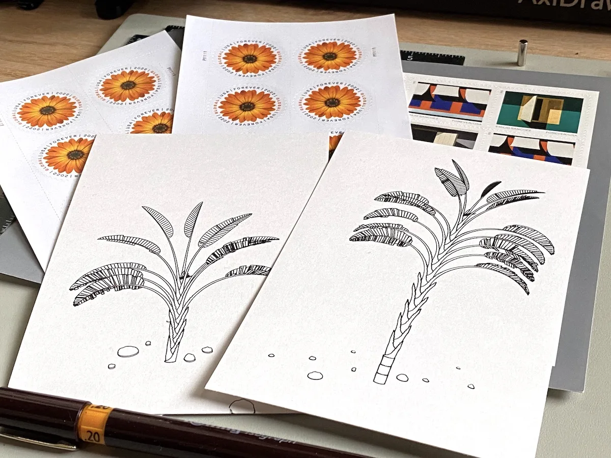 Bird of Paradise plots ready to be mailed